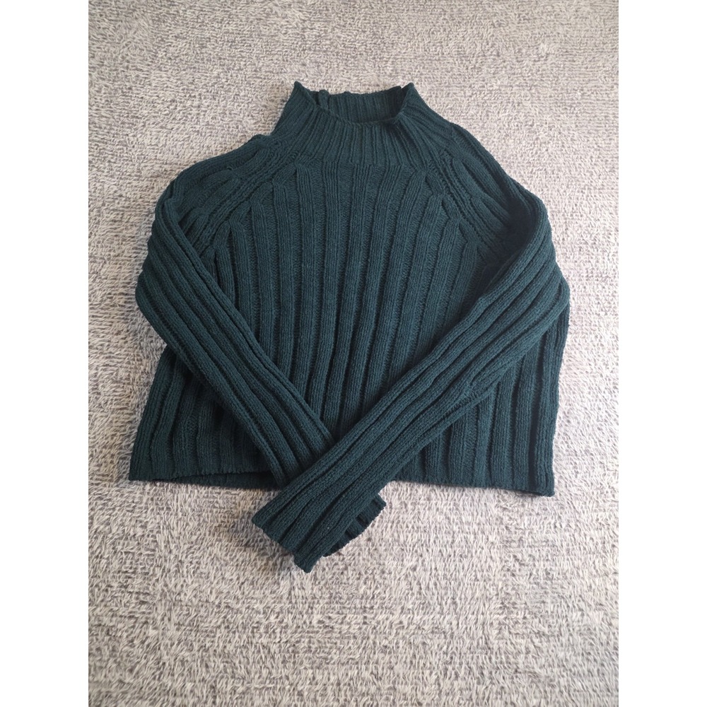 American Eagle Snowsoft Ribbed Mock Neck Sweater Small